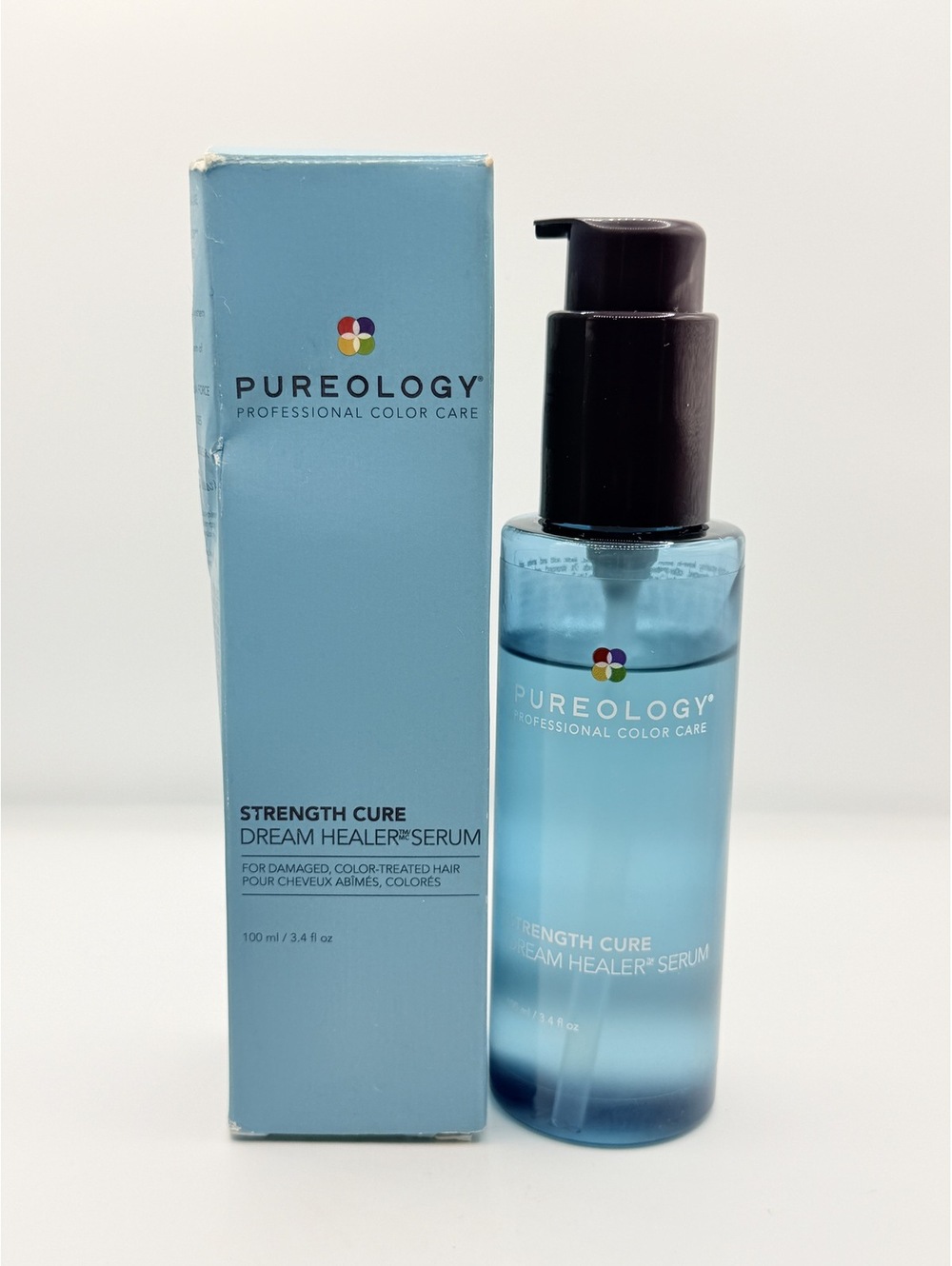Pureology Strength Cure Dream Healer Serum For Hair Repair and Shine 3.4oz